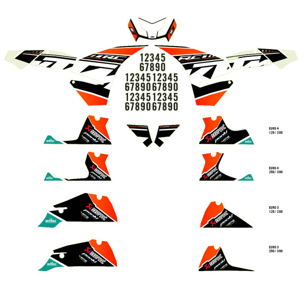 KTM Factory graphics kit